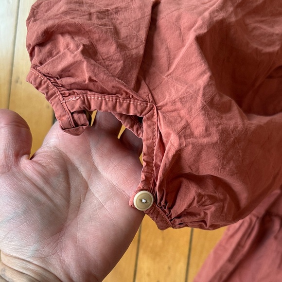 Rudy Jude Day Blouse Terracotta Puff Sleeve Blouse - Picture 5 of 10